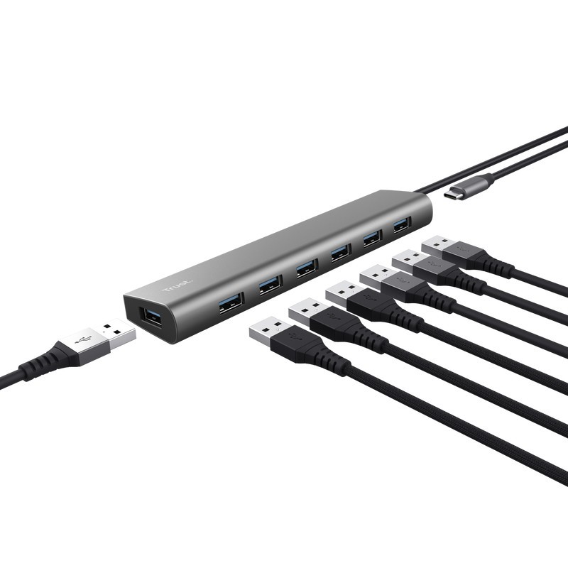 Trust Halyx USB 3.2 Gen 1 (3.1 Gen 1) Type-A 5000 Mbit s Plata