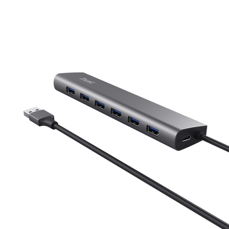 Trust Halyx USB 3.2 Gen 1 (3.1 Gen 1) Type-A 5000 Mbit s Argent
