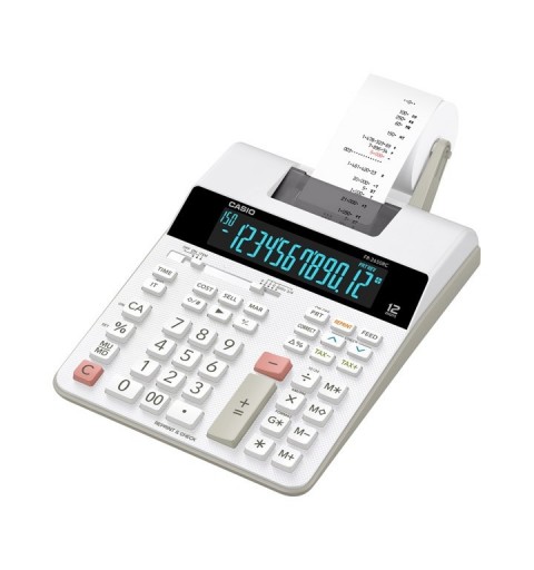 Casio FR-2650RC calcolatrice Desktop Calcolatrice con stampa Nero, Bianco
