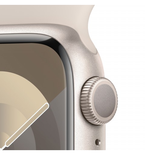 Apple Watch Series 9 GPS Cassa 41mm in Alluminio Galassia con Cinturino Sport Galassia - M L