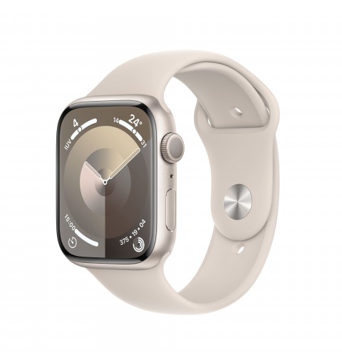 Apple Watch Series 9 GPS Cassa 45mm in Alluminio Galassia con Cinturino Sport Galassia - S M