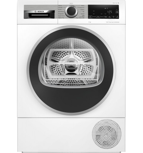 Bosch Serie 6 WQG245D0IT asciugatrice Libera installazione Caricamento frontale 9 kg A+++ Bianco