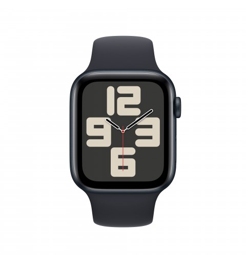 Apple Watch SE GPSCassa 44mm in Alluminio Mezzanotte con Cinturino Sport Mezzanotte - S M