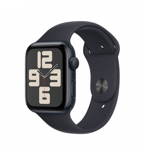 Apple Watch SE OLED 44 mm Digital 368 x 448 Pixeles Pantalla táctil Negro Wifi GPS (satélite)