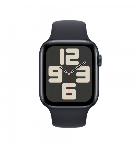 Apple Watch SE GPSCassa 44mm in Alluminio Mezzanotte con Cinturino Sport Mezzanotte - M L