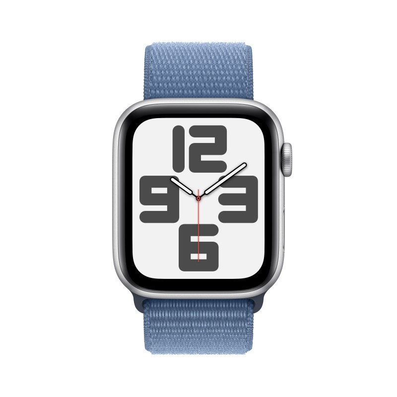 Apple Watch SE GPS Cassa 44mm in Alluminio con Cinturino Sport Loop Blu Inverno