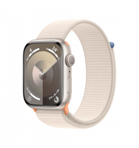 Apple Watch Series 9 GPS Cassa 45mm in Alluminio Galassia con Cinturino Sport Loop Galassia