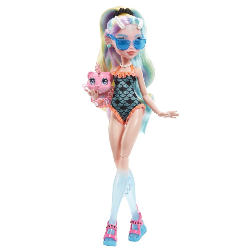 Monster High Lagoona Blue Doll With Pet And Accessories