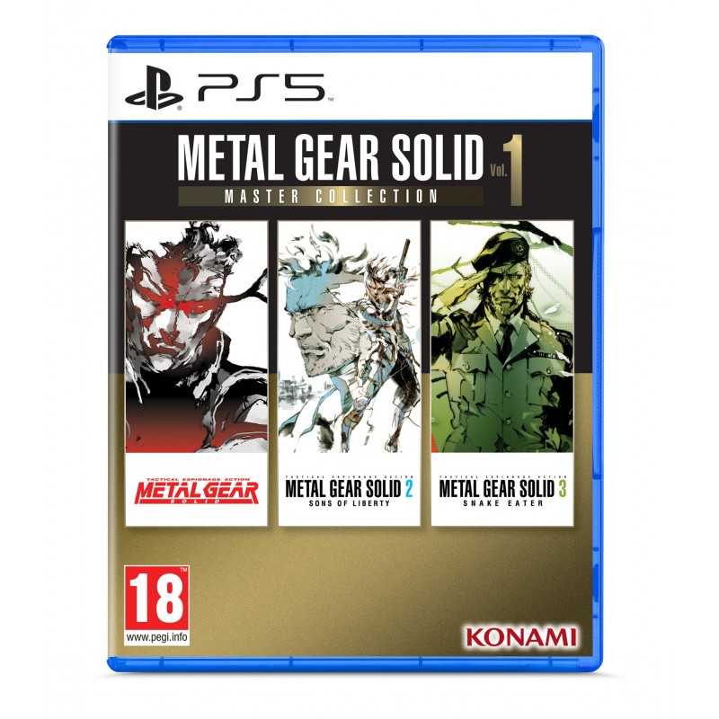 Konami Metal Gear Solid Master Collection Vol. 1 Collezione Inglese, Giapponese PlayStation 5