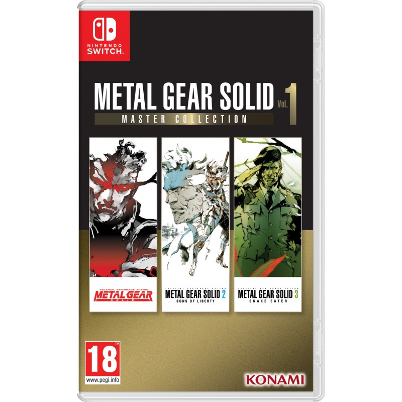 Konami Metal Gear Solid Master Collection Vol. 1 Collezione Inglese, Giapponese Nintendo Switch