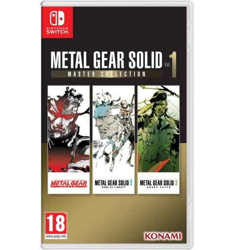 Konami Metal Gear Solid Master Collection Vol. 1 Collezione Inglese, Giapponese Nintendo Switch