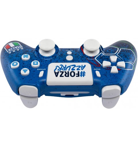 Qubick ACP40173 mando y volante Azul Bluetooth USB Gamepad Analógico Digital PC, PlayStation 4, PlayStation 5