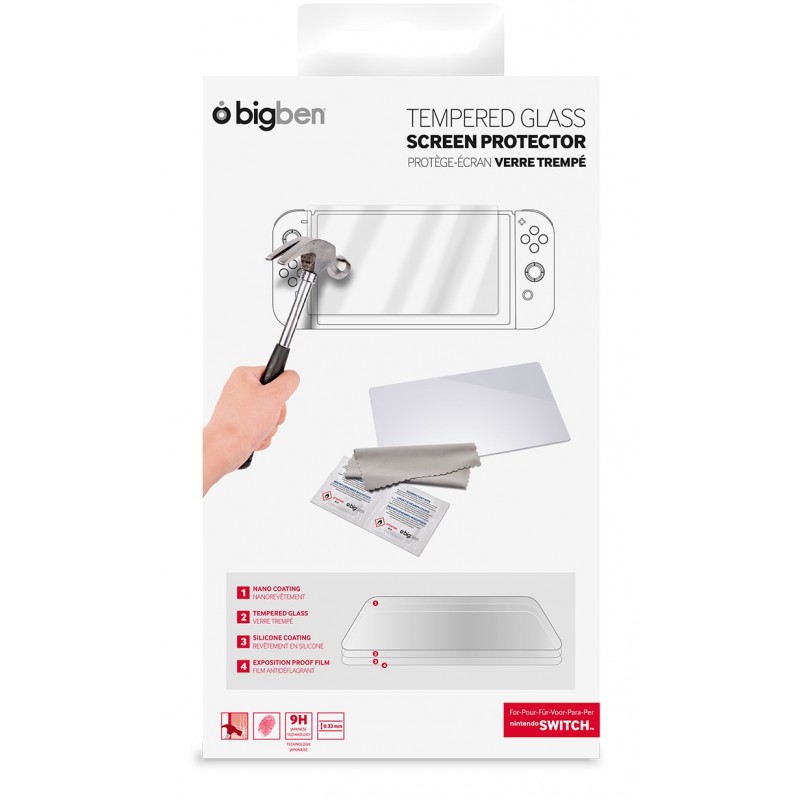 Bigben Interactive SWITCHTEMPGLASS Spielkonsolenteil -zubehör Displayschutz