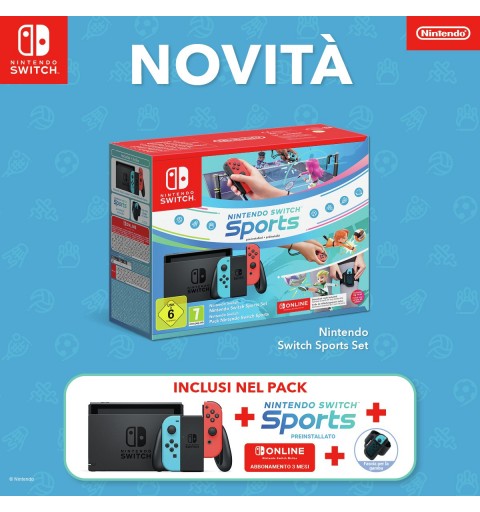 Nintendo Switch console de jeux portables 15,8 cm (6.2") 32 Go Écran tactile Wifi Bleu, Gris, Rouge