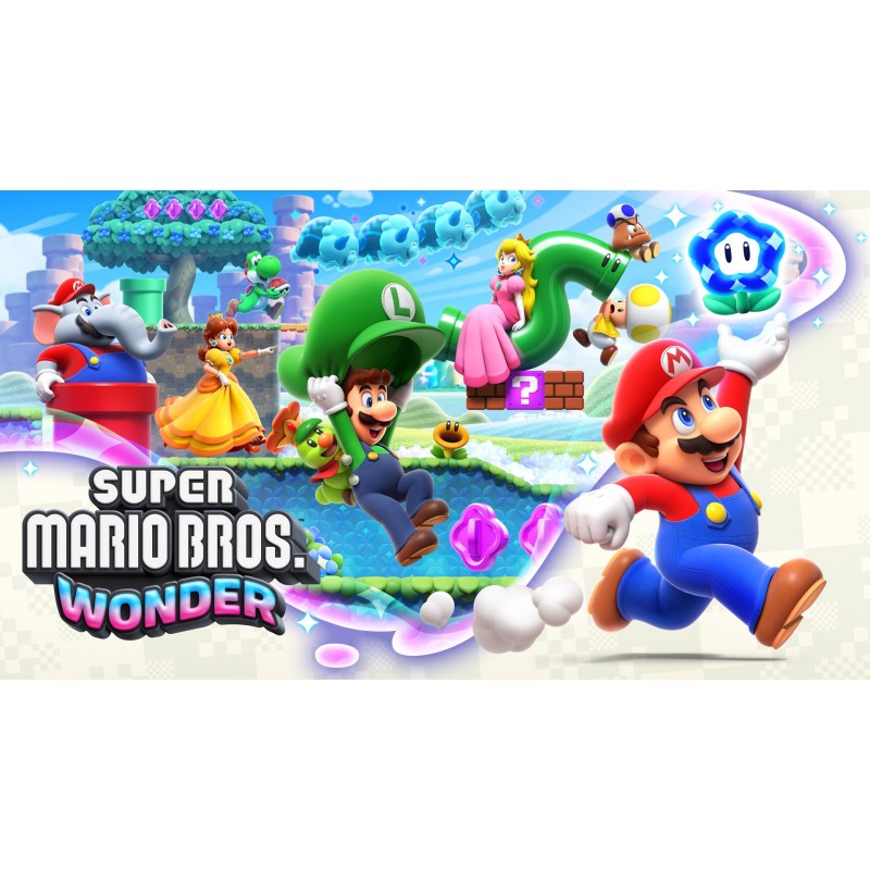 Nintendo Super Mario Bros. Wonder Standard Tedesca, DUT, Inglese, ESP, Francese, ITA, Giapponese, Coreano, Portoghese, Russo