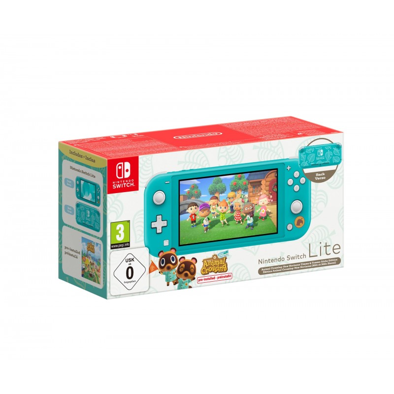 Nintendo Switch Lite console de jeux portables 14 cm (5.5") 32 Go Écran tactile Wifi Turquoise