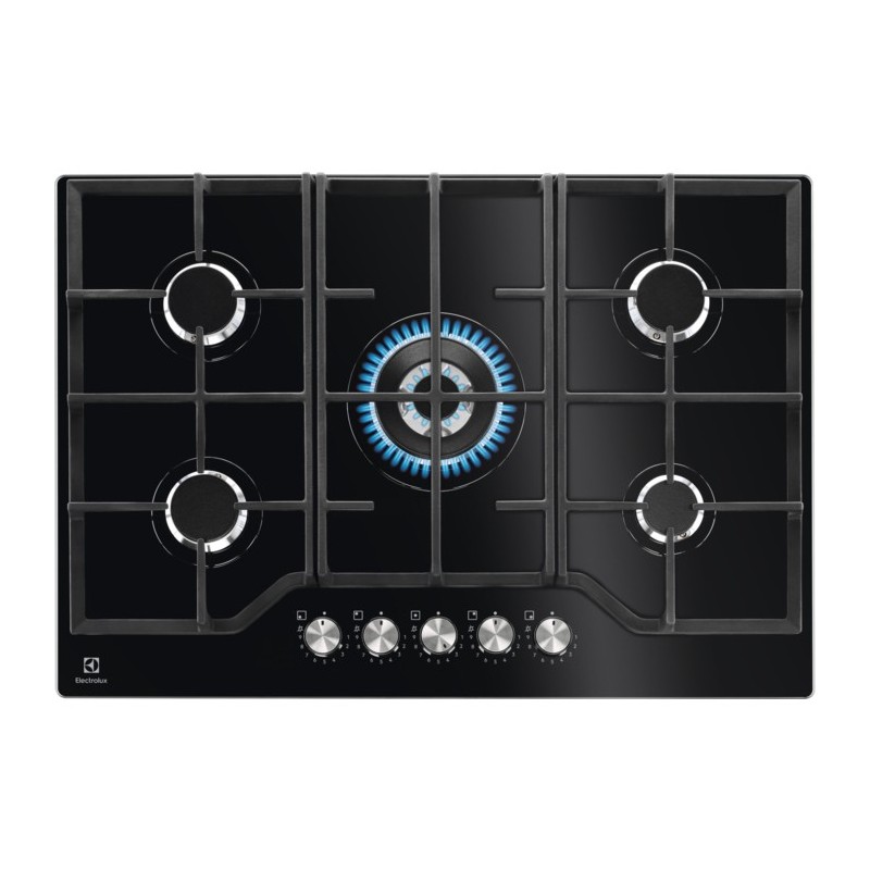 Electrolux KGG75362K Black Built-in 74 cm Gas 5 zone(s)