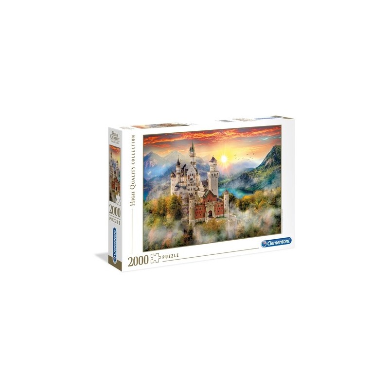 Clementoni Neuschwanstein Contour pour puzzle 2000 pièce(s) Ville