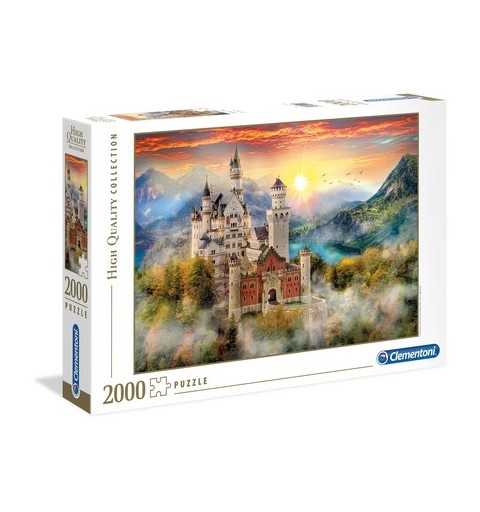 Clementoni Neuschwanstein Contour pour puzzle 2000 pièce(s) Ville