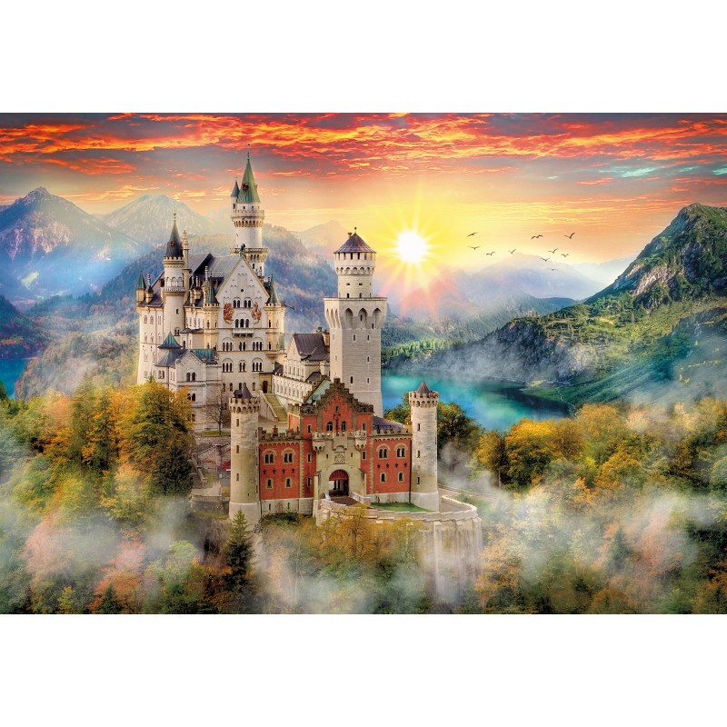 Clementoni Neuschwanstein Contour pour puzzle 2000 pièce(s) Ville