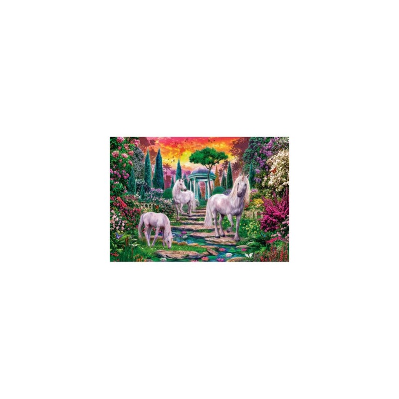 Clementoni Classical garden unicorns Puzzlespiel 2000 Stück(e) Tiere