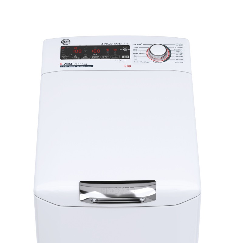 Hoover H-WASH 300 PLUS H3TM28TAMC5 1-11 machine à laver Charge par dessus 8 kg 1200 tr min Blanc