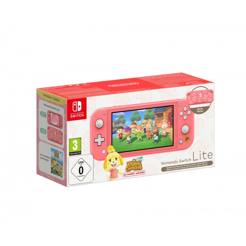 Nintendo Switch Lite console de jeux portables 14 cm (5.5") 32 Go Écran tactile Wifi Corail