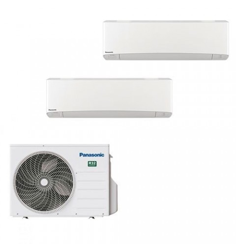 PANASONIC CU-2TZ50TBE1212RZZKEW Climatizzatore Condizionatore Dual 12+12btu A++/A+ kit 2 x cs-rz35zkew Inverter R32 RZ WIFI