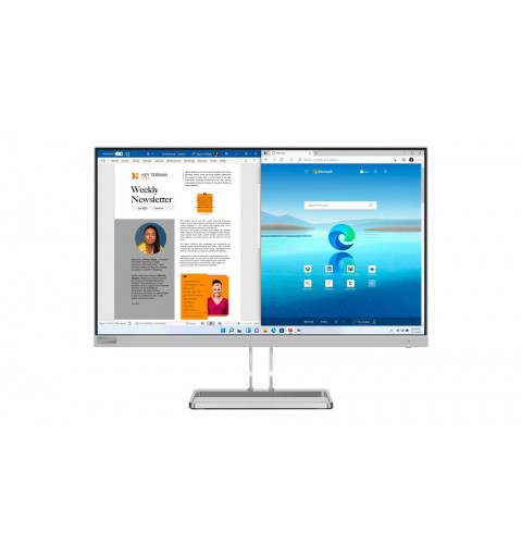 Lenovo L27i-40 LED display 68.6 cm (27") 1920 x 1080 pixels Full HD Grey