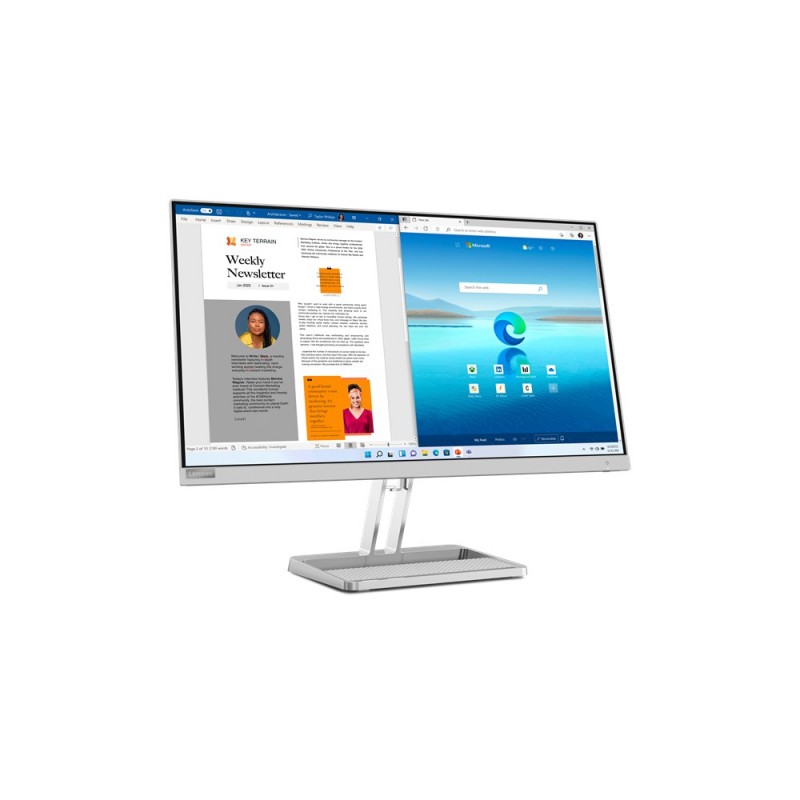 Lenovo L27i-40 LED display 68.6 cm (27") 1920 x 1080 pixels Full HD Grey