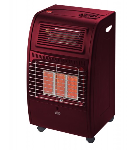 Argoclima SOL RED TURBO stufa Libera installazione Elettrico, GPL Rosso