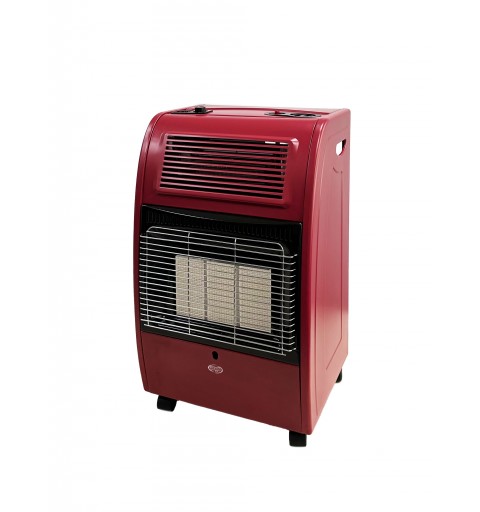 Argoclima SOL RED TURBO stufa Libera installazione Elettrico, GPL Rosso