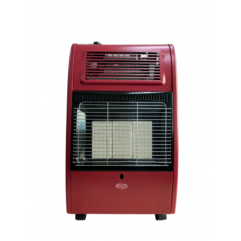 Argoclima SOL RED TURBO stufa Libera installazione Elettrico, GPL Rosso