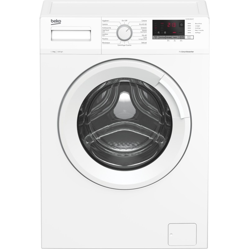 Beko WUXR81282WI IT machine à laver Charge avant 8 kg 1200 tr min Blanc