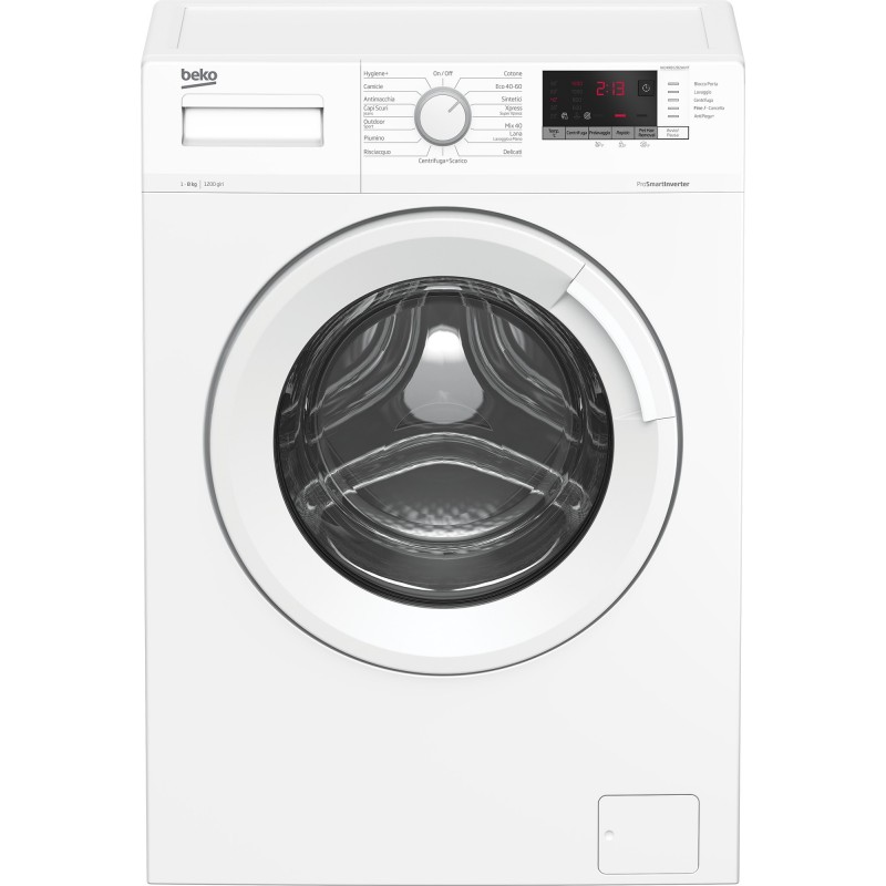 Beko WUXR81282WI IT washing machine Front-load 8 kg 1200 RPM White