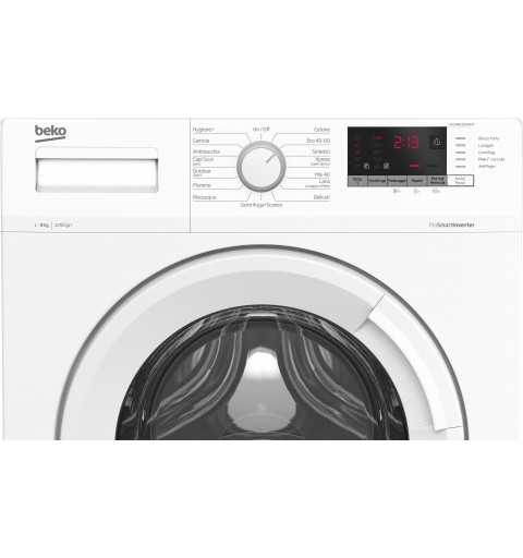 Beko WUXR81282WI IT lavatrice Caricamento frontale 8 kg 1200 Giri min Bianco