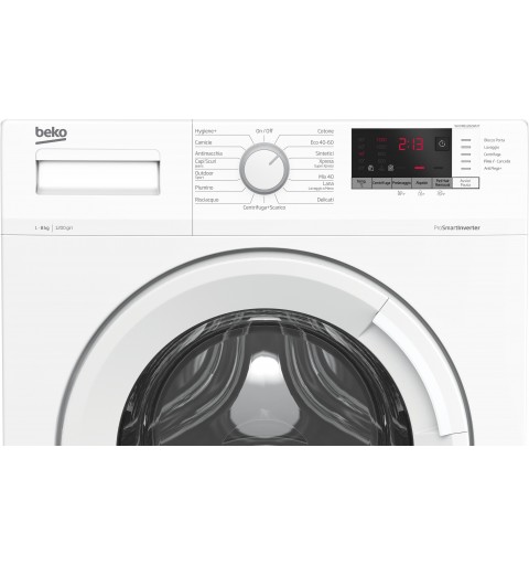 Beko WUXR81282WI IT machine à laver Charge avant 8 kg 1200 tr min Blanc