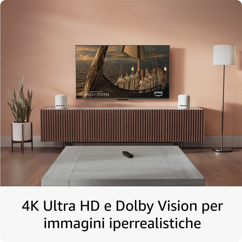 Amazon Fire TV Stick 4K di | Dispositivo per lo streaming con supporto per Wi-Fi 6, Dolby Vision Atmos e HDR10+