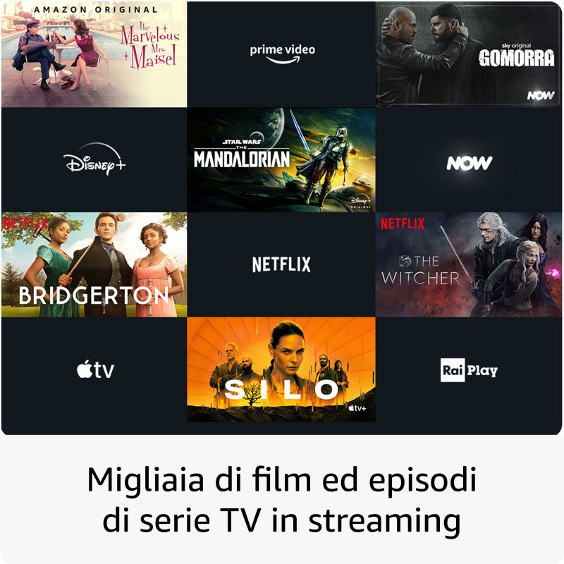 Amazon Fire TV Stick 4K di | Dispositivo per lo streaming con supporto per Wi-Fi 6, Dolby Vision Atmos e HDR10+