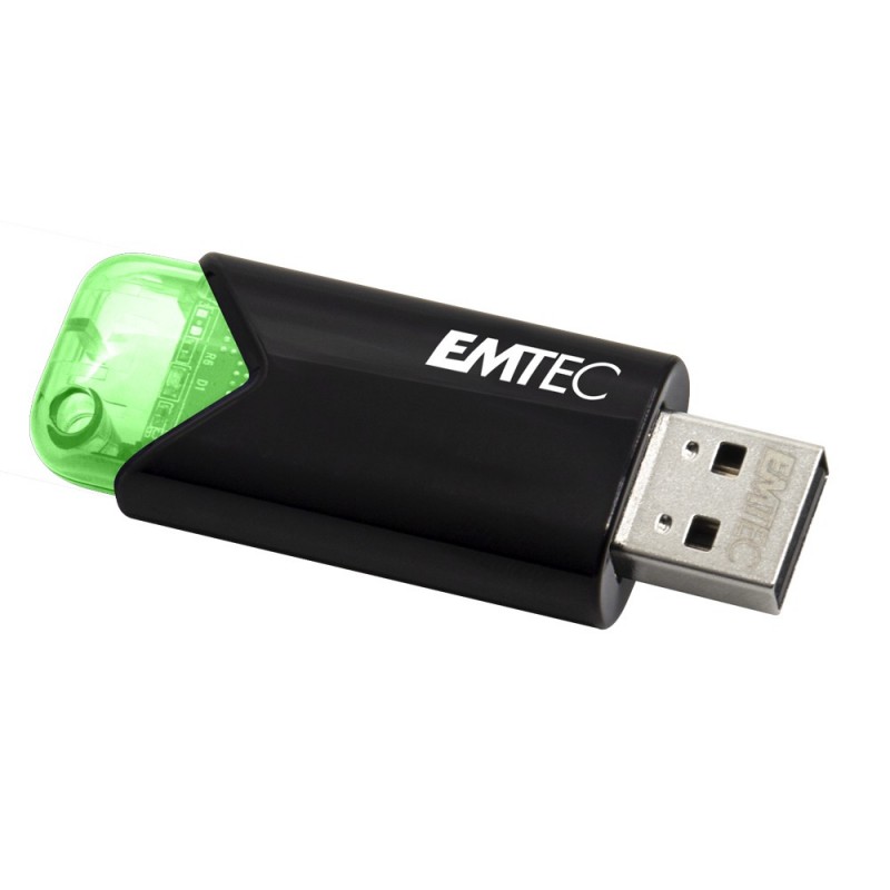 Emtec Click Easy USB-Stick 64 GB USB Typ-A 3.2 Gen 1 (3.1 Gen 1) Schwarz, Grün