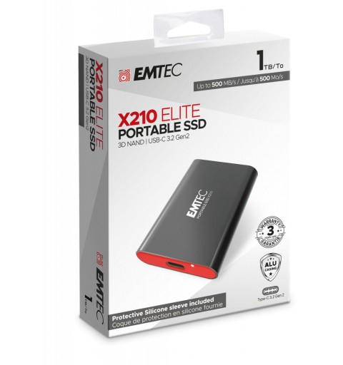 Emtec X210 Elite 1 TB Negro