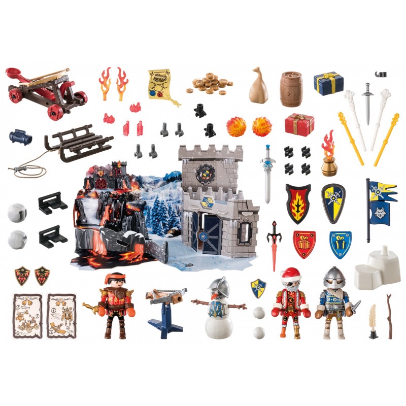 Playmobil Novelmore Adventskalender - Kampf im Schnee