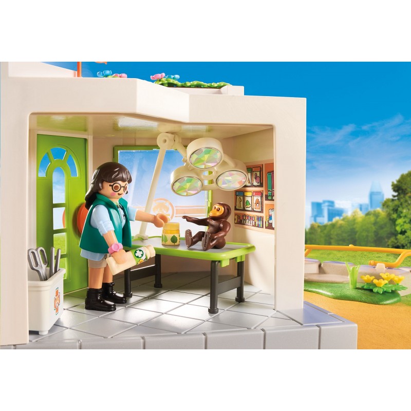 Playmobil FamilyFun Tierarztpraxis im Zoo