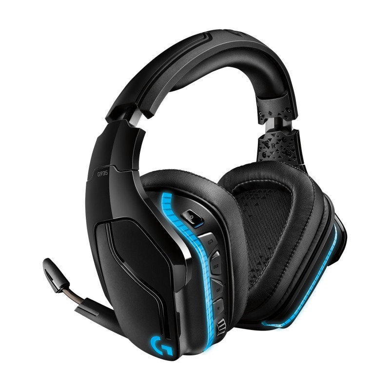 Logitech G Logitech G935 Cuffie Gaming RGB Wireless, Audio Surround 7.1, Cuffie DTS X 2.0, Driver Pro-G 50 ‎mm, 2.4 GHz