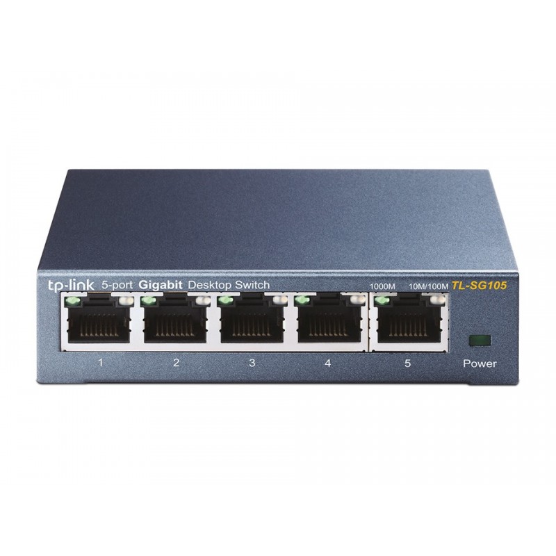 TP-Link TL-SG105 Non gestito Gigabit Ethernet (10 100 1000) Nero