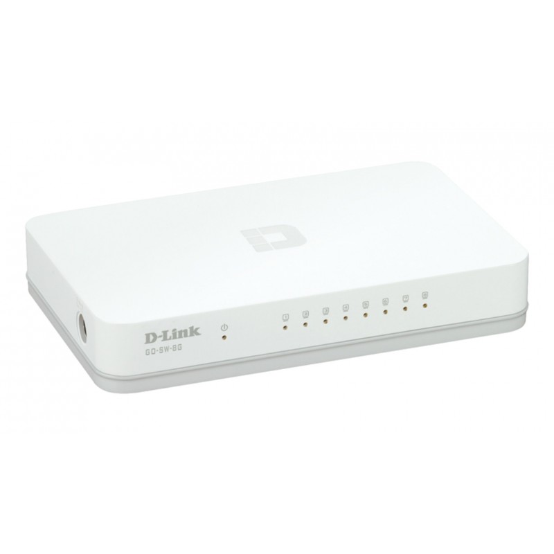 D-Link GO-SW-8G E Netzwerk-Switch Unmanaged Gigabit Ethernet (10 100 1000) Weiß