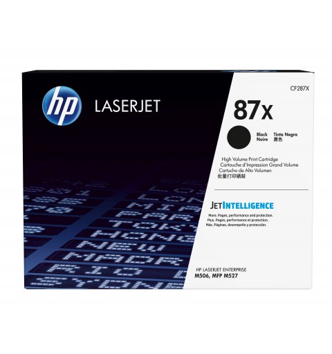 HP 87X toner LaserJet noir grande capacité authentique