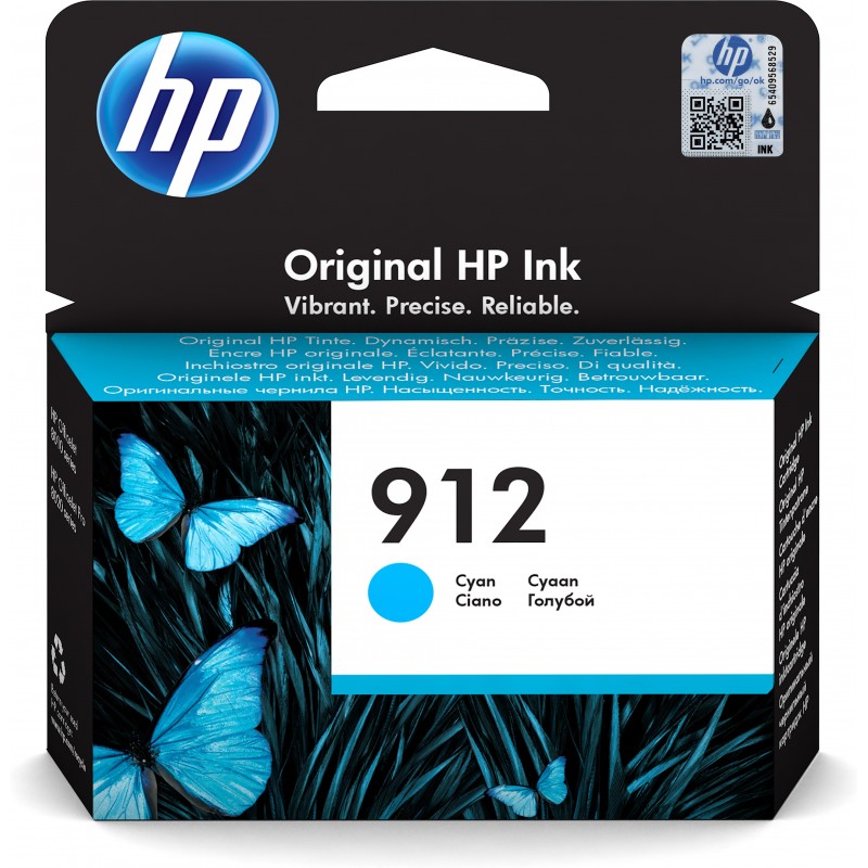 HP Cartucho de tinta Original 912 cian