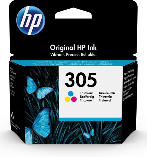 HP 305 Tri-color Original Ink Cartridge