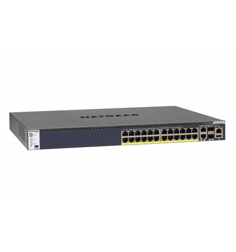 NETGEAR M4300-28G-PoE+ Géré L2 L3 L4 10G Ethernet (100 1000 10000) Connexion Ethernet, supportant l'alimentation via ce port